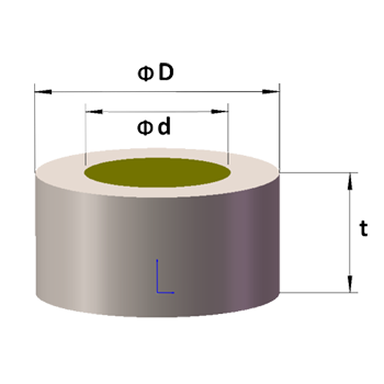 pcd-TC-support blanks with support ring